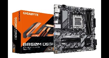 GIGABYTE B850M DS3H moederbord AMD B850 Socket AM5 micro ATX
