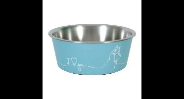 ZOLUX LOVE VOERBAK HOND BLAUW