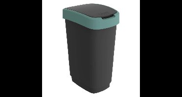 Rotho Twist Afvalbak 50L Mistletoe Groen/Antraciet
