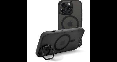 Mobilize MagSafe Compatible Hybrid Pro Case with Camera Stand Apple iPhone 15 Pro Black