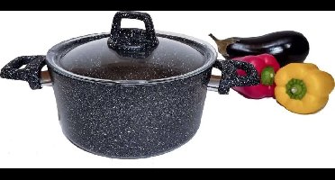 Excellent Houseware Braadpan met Glazen Deksel 2.7L