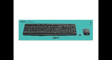 Logitech MK235 toetsenbord Inclusief muis USB QWERTY US International Grijs
