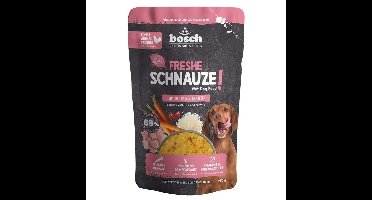 BOSCH Freshe Schnauze su vištiena, ryžiais ir morkomis mono - drėgnas pašaras šunims - 250g