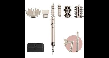 2 in 1 föhn & styler - SHARK FLEXSTYLE - HD446SLEU - 5 accessoires - Champagne - 1400 W