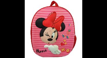 3D schooltas Minnie Mouse 30x34x11 cm
