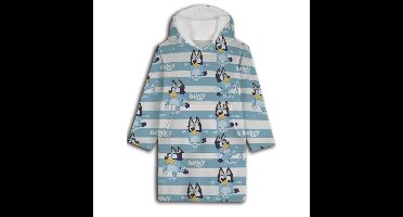 Bluey hoodie poncho strepen 7 - 14 jaar polyester