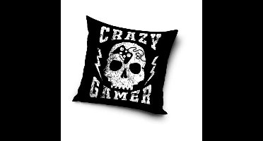 Gamer sierkussen Crazy Gamer 40X40 cm