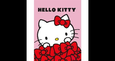 Hello Kitty fleece plaid 130 x 160 cm - polyester