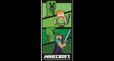 Minecraft handdoek 70x 140cm
