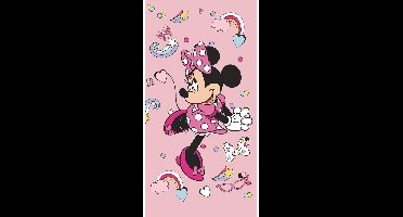 Minnie Mouse strandlaken Rainbow 70 x 140 cm