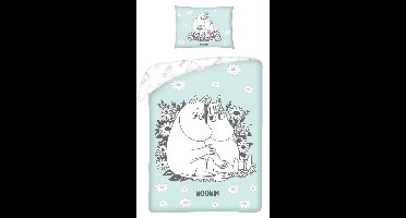 Moomin Peuterdekbedovertrek hugs 100 x 135 cm - Katoen