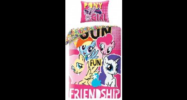 My Little Pony Dekbedovertrek Friendship - 140 x 200 cm + 70 x 90 cm - Katoen