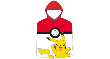 Pokemon poncho pokebal 55 x 115 cm - polyester