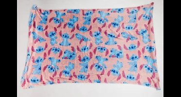 Stitch fleece plaid 180 x 200 cm - polyester
