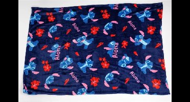 Stitch fleece plaid aloha 110 x 150 cm - polyester