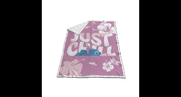 Stitch just chill fleece plaid 130 x 170 cm - polyester