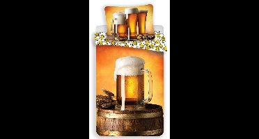 Dreamee Dekbedovertrek Bierpul 140 x 200 cm - 70 x 90 cm