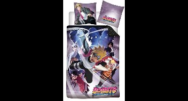 Boruto dekbedovertrek Team 140 x 200 cm - katoen