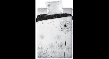 Dreamee Dekbedovertrek Paardenbloemen 140 x 200 cm 70 x 90 cm - 100% katoen