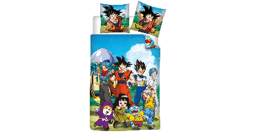 Dragon Ballz Z Dekbedovertrek 140 x 200 cm - polykatoen