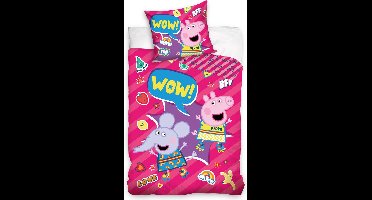 Peppa Pig - mouse love Dekbedovertrek - 140x200 cm - 70 x 90 cm
