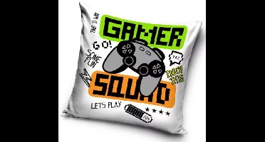 Gamer Squad sierkussen 40X40 cm