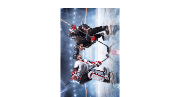 IJshockey fleece plaid - 100 x 140 cm