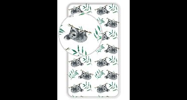 Koala Hoeslaken Eenpersoons - 90 x 200 cm - Katoen