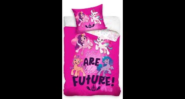 My Little Pony dekbedovertrek We are the Future- 140 x 200 cm + 70 x 90 cm - Katoen