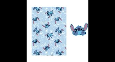 Stitch fleece deken 100 x 140 cm - polyester