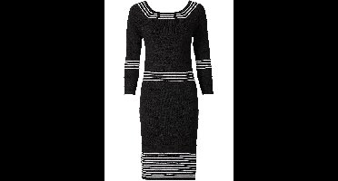 Gebreide jurk van soepele viscose