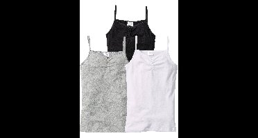 Meisjes top met biologisch katoen (set van 3)
