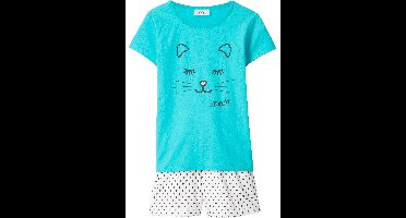 Meisjes shortama van biologisch katoen (2-dlg. set)