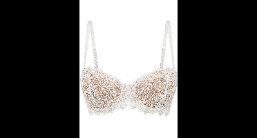 Strapless balconette bh van zachte kant