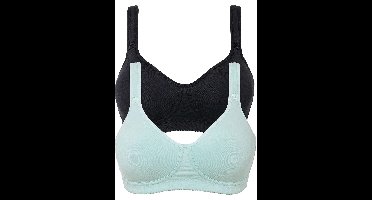 T-shirt bh zonder beugels met katoen (set van 2)