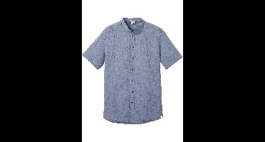 Overhemd met korte mouwen van mousseline