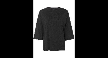 Katoenen oversized shirt, halflange mouw