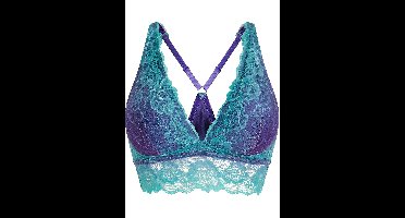 Bralette met fijn kant in kleurverloop