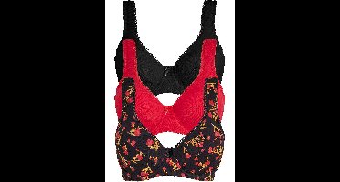 Beugel bh van biologisch katoen (set van 3)