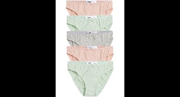 Meisjes slip (set van 5) met biologisch katoen