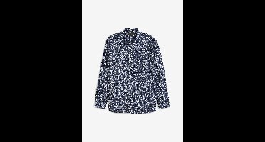 Gedessineerd overhemd met lange mouwen