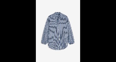 Oversized blouse van puur katoen