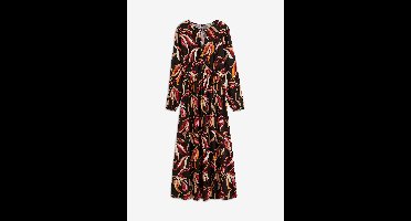 Maxi jurk van soepele viscose