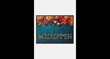 Deurmat met herfstprint