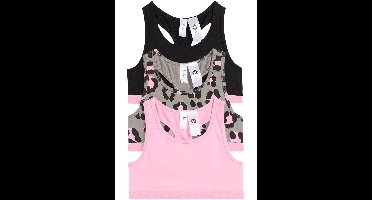 Meisjes bralette met biologisch katoen (set van 3)