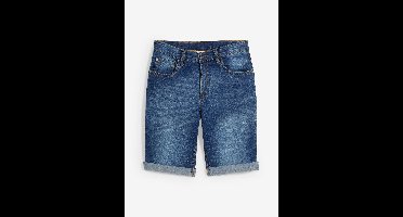 Stretch jeans bermuda met verstelbare band, slim fit