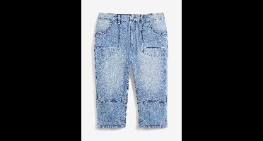 Regular fit 3/4 stretch jeans, straight