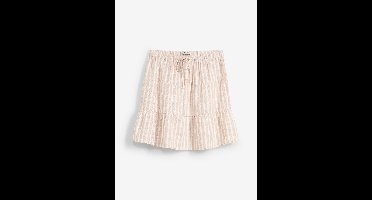 Strokenrok van een luchtige linnenmix