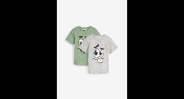 T-shirt van biologisch katoen (set van 2)