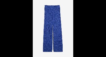 Gebreide instapbroek met kantpatroon